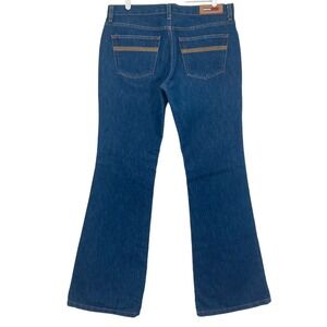 Tommy Jeans Women's Flare Leg Denim Blue Jeans Size 11 Stretch Mid Rise